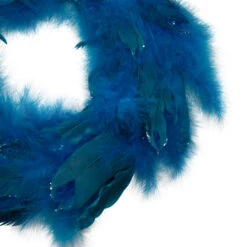 Northlight Two-Tone Feathers Glittered Christmas Wreath - 14.5" - Unlit - Turquoise 7 Northlight Two-Tone Feathers Glittered Christmas Wreath - 14.5" - Unlit - Turquoise -Winter Decor Store northlight sh96150 02 94487.1727404101