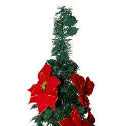 Northlight 6' Pre-Lit Slim Pre-Decorated Poinsettia Pop-Up Artificial Christmas Tree 6 Northlight 6' Pre-Lit Slim Pre-Decorated Poinsettia Pop-Up Artificial Christmas Tree -Winter Decor Store northlight sm27458 2 49868.1665610751