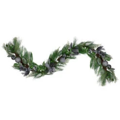 Northlight Real Touch™? Winter Foliage And Berries Artificial Christmas Garland - 6' X 12" - Unlit