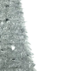Northlight 4' Silver Tinsel Pop-Up Artificial Christmas Tree, Unlit 8 Northlight 4' Silver Tinsel Pop-Up Artificial Christmas Tree, Unlit -Winter Decor Store northlight sm921155 2 00892.1647998798