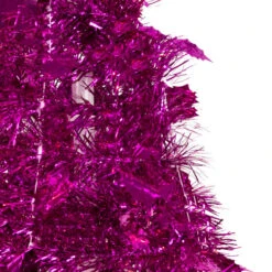 Northlight 4' Pink Tinsel Pop-Up Artificial Christmas Tree, Unlit 8 Northlight 4' Pink Tinsel Pop-Up Artificial Christmas Tree, Unlit -Winter Decor Store northlight sm92149 2 98836.1647998797