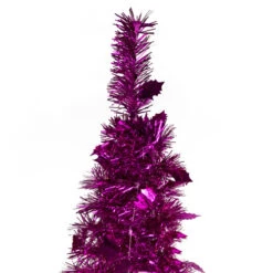 Northlight 4' Pink Tinsel Pop-Up Artificial Christmas Tree, Unlit 10 Northlight 4' Pink Tinsel Pop-Up Artificial Christmas Tree, Unlit -Winter Decor Store northlight sm92149 3 56529.1647998797
