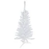 Northlight 3' Woodbury White Pine Slim Artificial Christmas Tree, Unlit