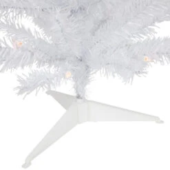 Northlight 3' Pre-Lit Woodbury White Pine Slim Artificial Christmas Tree, Clear Lights -Winter Decor Store northlight sm92891 5 77618.1670057682