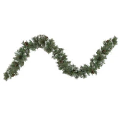 Northlight Real Touch™? Snow Valley Pine Artificial Christmas Garland - Unlit - 9' X 10"