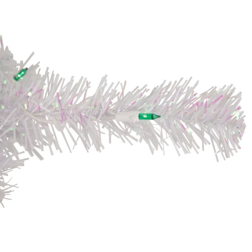 Northlight 2' Lighted Rockport White Pine Artificial Christmas Tree, Green Lights 2 Northlight 2' Lighted Rockport White Pine Artificial Christmas Tree, Green Lights - Image 2