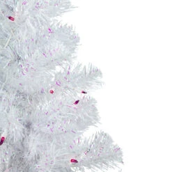 Northlight 3' Pre-lit Rockport White Pine Artificial Christmas Tree, Purple Lights -Winter Decor Store northlight sm92952 2 75368.1639003880