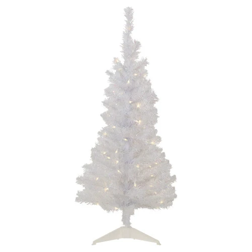 Northlight 4' Pre-lit Rockport White Pine Artificial Christmas Tree, Clear Lights 1 Northlight 4' Pre-lit Rockport White Pine Artificial Christmas Tree, Clear Lights