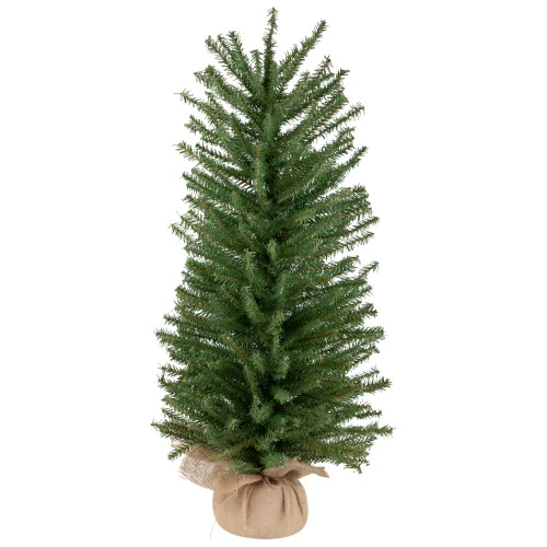 Northlight 3' Medium Scottsdale Pine Artificial Christmas Tree In Burlap Base - Unlit 1 Northlight 3' Medium Scottsdale Pine Artificial Christmas Tree In Burlap Base - Unlit