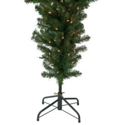 Northlight 7' Pre-Lit Green Spruce Artificial Upside Down Christmas Tree - Clear Lights -Winter Decor Store northlight sm92974 3 23670.1692976925