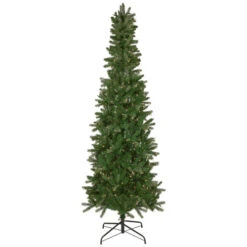 7.5' Pre-Lit Wicklow Noble Fir Artificial Christmas Tree, Clear Lights