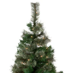 6.5' Pre-Lit Oregon Cashmere Pine Artificial Christmas Tree, Clear Lights -Winter Decor Store northlight sm93024 3 23147.1652460145