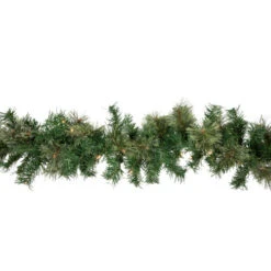 Northlight 9' X 10" Pre-Lit Oregon Cashmere Pine Artificial Christmas Garland, Clear Lights -Winter Decor Store northlight sm93026 2 38162.1645663590