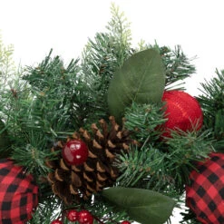 Northlight 6' Green Pine Artificial Christmas Garland With Plaid Ornaments And Bows 5 Northlight 6' Green Pine Artificial Christmas Garland With Plaid Ornaments And Bows -Winter Decor Store northlight sm94096 2 11302.1664898921
