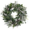 Northlight Real Touch™? Frosted Pinecones And Berries Christmas Wreath - 36" - Unlit