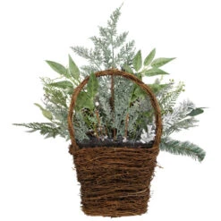 Berries And Pinecones Frosted Artificial Christmas Decoration - 28" -Winter Decor Store northlight sm95358 06 23968.1701105506