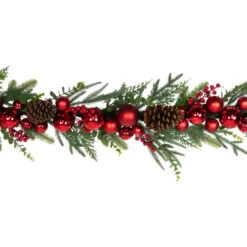 Northlight Mixed Foliage With Jingle Bells And Ornaments Artificial Christmas Garland - 6' X 8" - Unlit 9 Northlight Mixed Foliage With Jingle Bells And Ornaments Artificial Christmas Garland - 6' X 8" - Unlit -Winter Decor Store northlight sm97240 02 41028.1726539038
