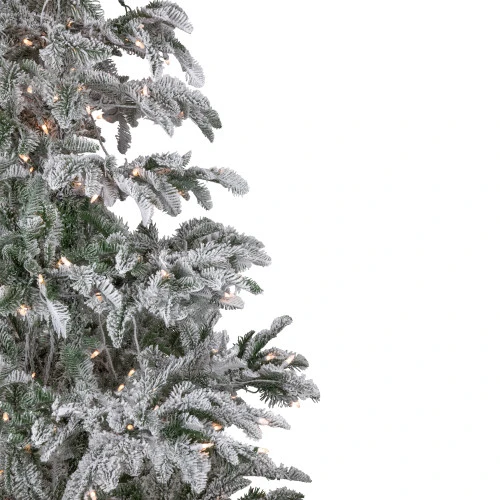 Northlight Real Touch™? Pre-Lit Full Flocked Whistler Noble Fir Artificial Christmas Tree - 6.5' - Clear Lights 4 Northlight Real Touch™? Pre-Lit Full Flocked Whistler Noble Fir Artificial Christmas Tree - 6.5' - Clear Lights - Image 4