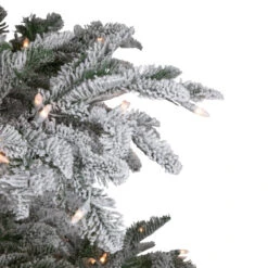 Northlight Real Touch™? Pre-Lit Full Flocked Whistler Noble Fir Artificial Christmas Tree - 6.5' - Clear Lights 12 Northlight Real Touch™? Pre-Lit Full Flocked Whistler Noble Fir Artificial Christmas Tree - 6.5' - Clear Lights -Winter Decor Store northlight sp15025 4new 00584.1723857306