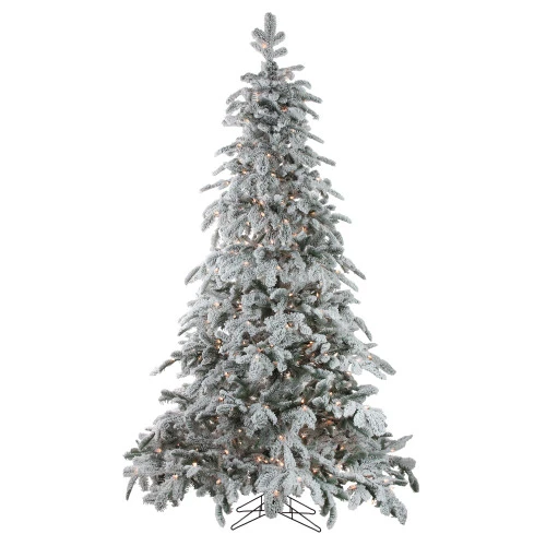 Northlight Real Touch™? Pre-Lit Full Flocked Whistler Noble Fir Artificial Christmas Tree - 7.5 - Clear Lights 1 Northlight Real Touch™? Pre-Lit Full Flocked Whistler Noble Fir Artificial Christmas Tree - 7.5 - Clear Lights