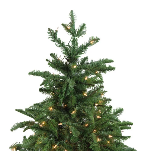 Northlight Real Touch™? Potted Sierra Norway Spruce Slim Artificial Christmas Tree - 4.5' - Clear Lights 2 Northlight Real Touch™? Potted Sierra Norway Spruce Slim Artificial Christmas Tree - 4.5' - Clear Lights - Image 2