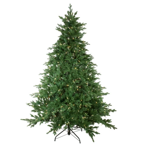 Northlight Real Touch™? Pre-Lit Full Minnesota Balsam Fir Artificial Christmas Tree - 6.5' - Warm White LED 2 Northlight Real Touch™? Pre-Lit Full Minnesota Balsam Fir Artificial Christmas Tree - 6.5' - Warm White LED - Image 2