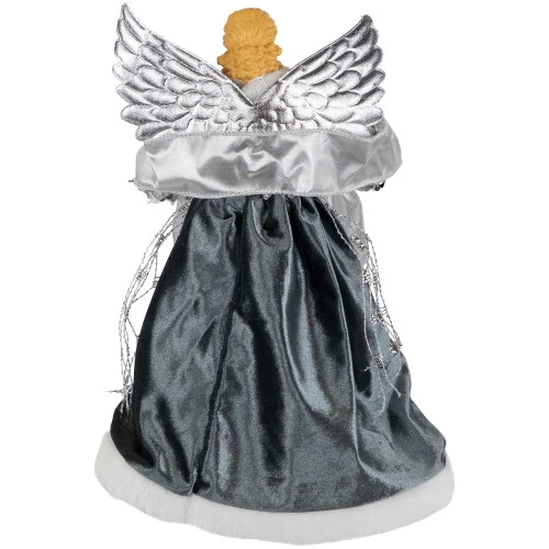 Northlight Sequined Angel With Wings Christmas Tree Topper Unlit - 12" 5 Northlight Sequined Angel With Wings Christmas Tree Topper Unlit - 12" - Image 5