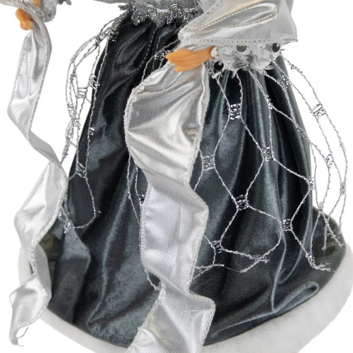 Northlight Sequined Angel With Wings Christmas Tree Topper Unlit - 12" 6 Northlight Sequined Angel With Wings Christmas Tree Topper Unlit - 12" - Image 6