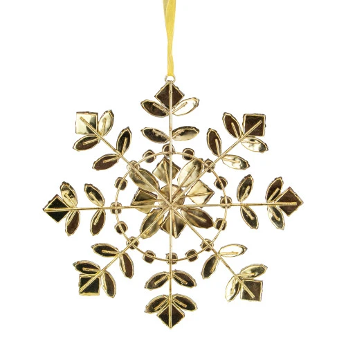 Northlight 6.5" Green And Red Gem Stone Flowers Snowflake Christmas Ornament 4 Northlight 6.5" Green And Red Gem Stone Flowers Snowflake Christmas Ornament - Image 4