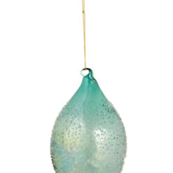 Northlight 7" Transparent Blue Textured Glass Finial Christmas Ornament 5 Northlight 7" Transparent Blue Textured Glass Finial Christmas Ornament -Winter Decor Store northlight tr92607 2 69248.1659562354