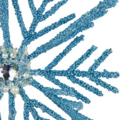 Northlight 10" Blue Glittered Snowflake Christmas Ornament -Winter Decor Store northlight tr94451 02 05220.1687789249