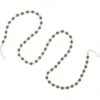 Northlight 6' Green And Cream Wooden Beads Christmas Garland, Unlit