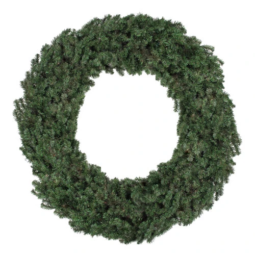 Northlight Commercial Size Canadian Pine Artificial Christmas Wreath - 10' - Unlit 1 Northlight Commercial Size Canadian Pine Artificial Christmas Wreath - 10' - Unlit