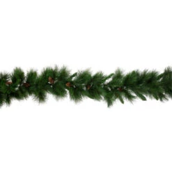 Northlight White Valley Pine With Pine Cones Artificial Christmas Garland - 9' X 14" - Unlit -Winter Decor Store northlight v15922 02 74705.1689777551