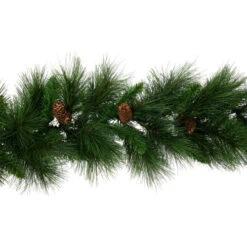 Northlight White Valley Pine With Pine Cones Artificial Christmas Garland - 9' X 14" - Unlit -Winter Decor Store northlight v15922 03 18609.1689777551