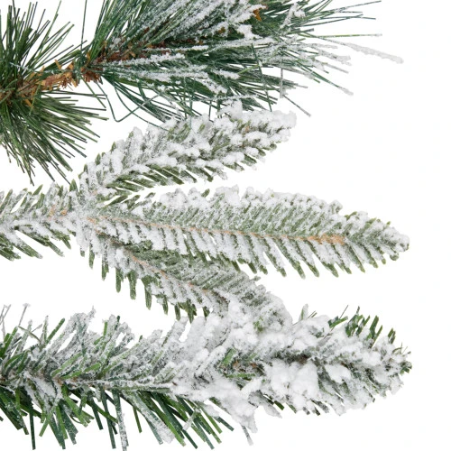 Real Touch™? Flocked Rosemary Emerald Angel Pine Artificial Christmas Garland - 9' X 14" - Unlit 6 Real Touch™? Flocked Rosemary Emerald Angel Pine Artificial Christmas Garland - 9' X 14" - Unlit - Image 6