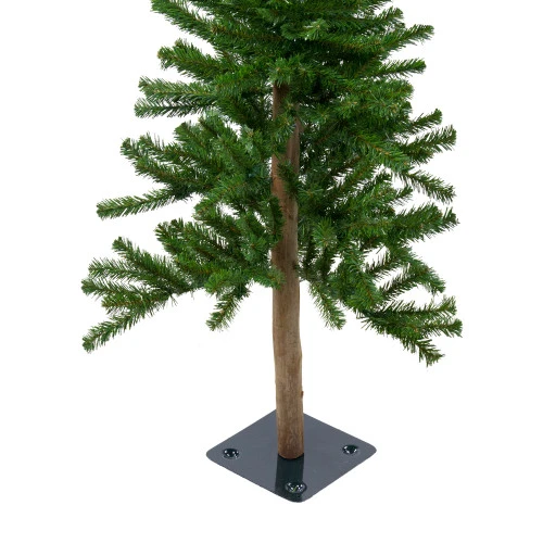 Northlight Set Of 3 Alpine Artificial Christmas Trees 3', 4'and 5'- Unlit 4 Northlight Set Of 3 Alpine Artificial Christmas Trees 3', 4'and 5'- Unlit - Image 4