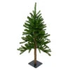 3' Pre-Lit Alpine Artificial Christmas Tree - Clear Lights