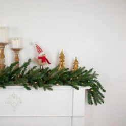 Northlight Real Touch™ Pre-Lit Grande Spruce Artificial Christmas Garland - 9' X 14" - Clear Lights -Winter Decor Store northlight v94172 1 styled 27396.1697819840