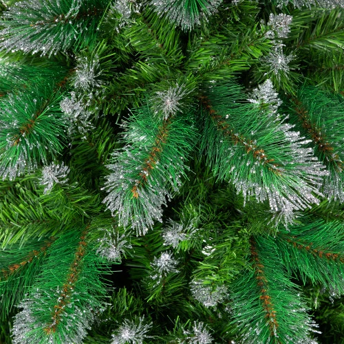 Northlight Two-Tone Spruce Pine Glitter Tip Medium Artificial Christmas Tree - 6' - Unlit 5 Northlight Two-Tone Spruce Pine Glitter Tip Medium Artificial Christmas Tree - 6' - Unlit - Image 5