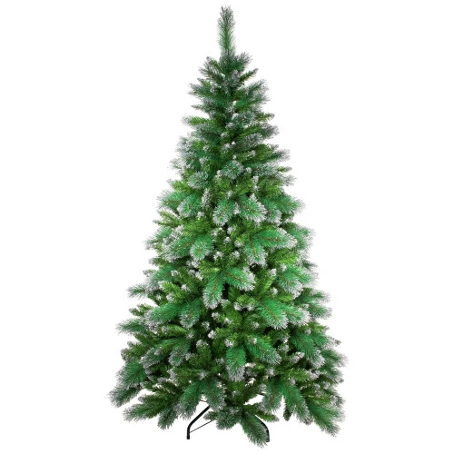 Northlight Two-Tone Spruce Pine Glitter Tip Medium Artificial Christmas Tree - 6' - Unlit 2 Northlight Two-Tone Spruce Pine Glitter Tip Medium Artificial Christmas Tree - 6' - Unlit - Image 2