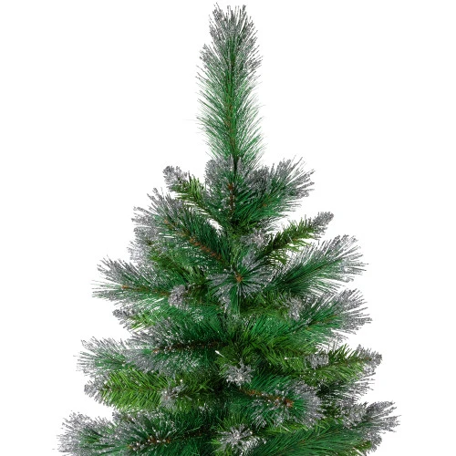 Northlight Two-Tone Spruce Pine Glitter Tip Medium Artificial Christmas Tree - 6' - Unlit 3 Northlight Two-Tone Spruce Pine Glitter Tip Medium Artificial Christmas Tree - 6' - Unlit - Image 3