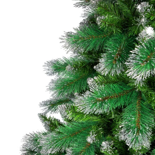 Northlight Two-Tone Spruce Pine Glitter Tip Medium Artificial Christmas Tree - 6' - Unlit 4 Northlight Two-Tone Spruce Pine Glitter Tip Medium Artificial Christmas Tree - 6' - Unlit - Image 4