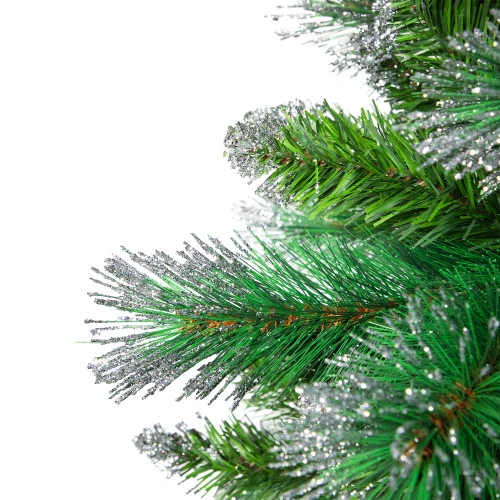 Northlight Two-Tone Spruce Pine Glitter Tip Medium Artificial Christmas Tree - 6' - Unlit 6 Northlight Two-Tone Spruce Pine Glitter Tip Medium Artificial Christmas Tree - 6' - Unlit - Image 6