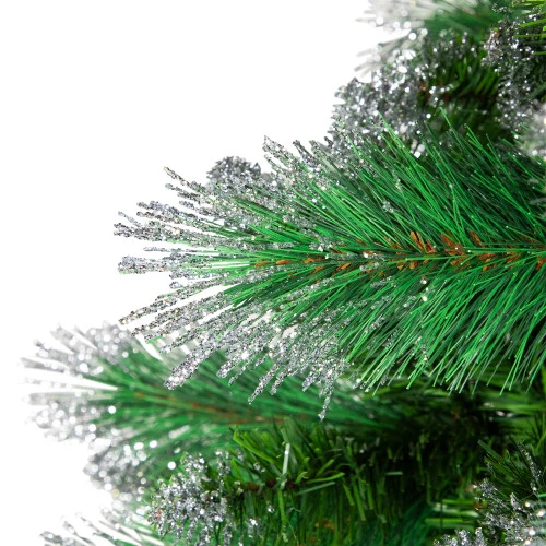 Northlight Two-Tone Spruce Pine Glitter Tip Medium Artificial Christmas Tree - 6' - Unlit 7 Northlight Two-Tone Spruce Pine Glitter Tip Medium Artificial Christmas Tree - 6' - Unlit - Image 7