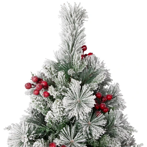 Northlight Real Touch™? Heavily Flocked Whittaker Spruce Full Artificial Christmas Tree - 5' -Unlit 3 Northlight Real Touch™? Heavily Flocked Whittaker Spruce Full Artificial Christmas Tree - 5' -Unlit - Image 3
