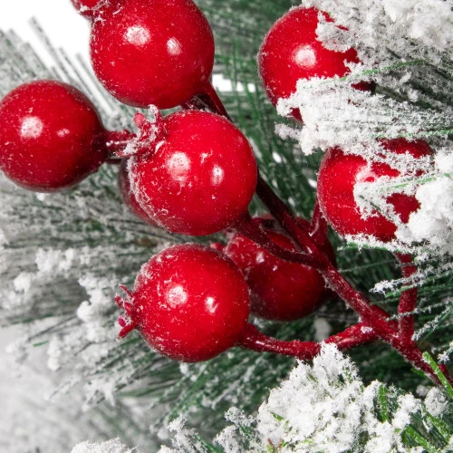 Real Touch™? Flocked Fairfield Fir Full Artificial Christmas Tree - 4.5' -Unlit 6 Real Touch™? Flocked Fairfield Fir Full Artificial Christmas Tree - 4.5' -Unlit - Image 6