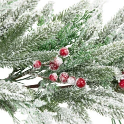 Northlight Real Touch™? Flocked Wind River Fir With Berries Artificial Christmas Garland - 7' X 12" - Unlit 13 Northlight Real Touch™? Flocked Wind River Fir With Berries Artificial Christmas Garland - 7' X 12" - Unlit -Winter Decor Store northlight v96308 03 59285.1726279112