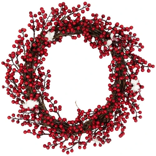Northlight Real Touch™? Frosted Berry Artificial Christmas Wreath - 18" - Unlit 1 Northlight Real Touch™? Frosted Berry Artificial Christmas Wreath - 18" - Unlit