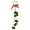 Northlight 15-Inch Pine And Green Jingle Bell Christmas Door Hanger With Plaid Bow